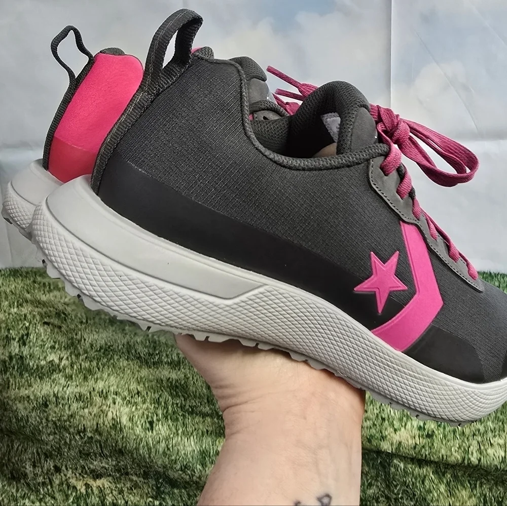 Converse | Star Series Running Sneakers 'Grey and Pink' Mens Size 9.5 - Picture 11 of 14